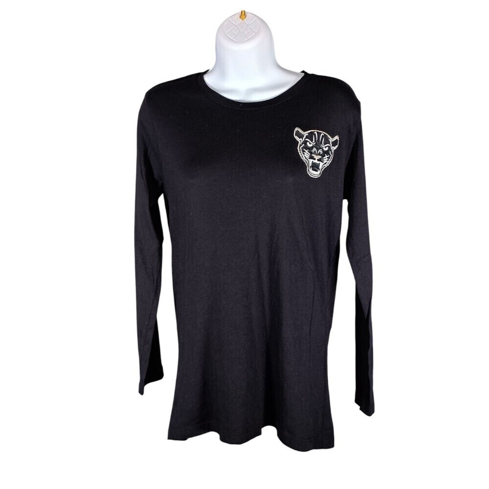 Quantum Courage Tiger Face Tee Shirt Long Sleeeve Womens Small Limited Edition